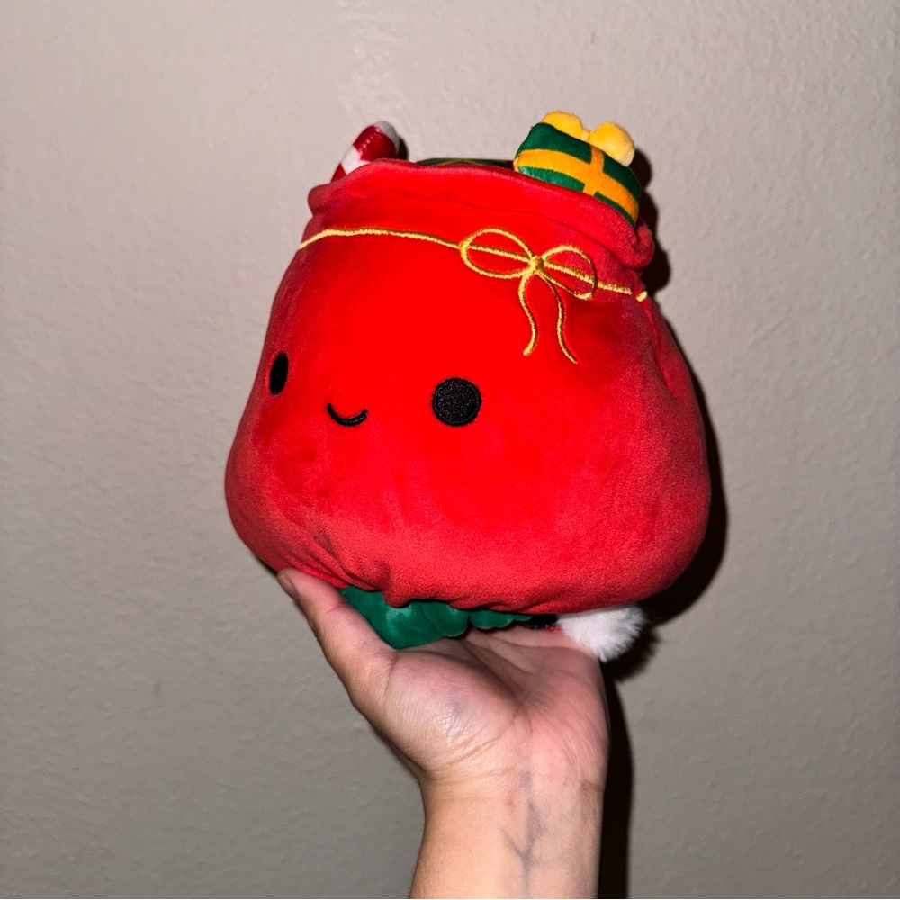 8” Andy and Lowell Flip Mallow Gift bag and Christmas Tree Squishmallow
